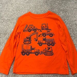 Boys long sleeve construction shirt